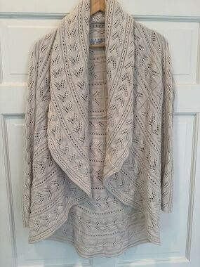 CAbi Cream Circle Sweater